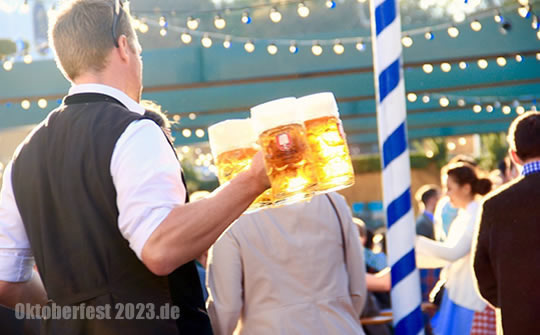 Bierpreise Oktoberfest 2023 - Preise in den Bierzelten auf der Münchner Wiesn